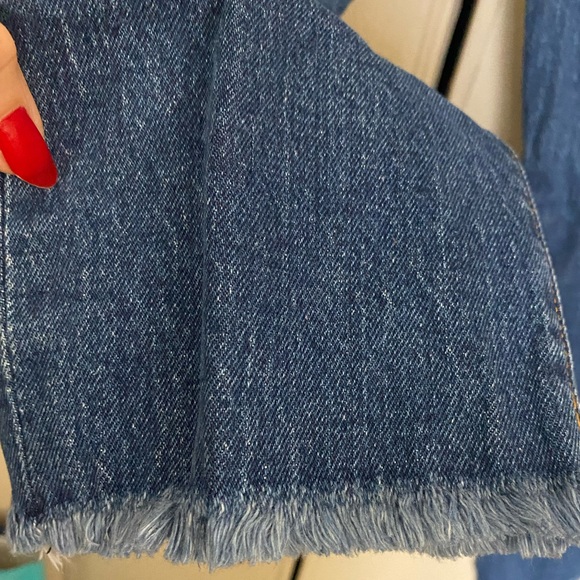 Levi’s wedgie straight jeans raw hem NWT 27 - Picture 9 of 16